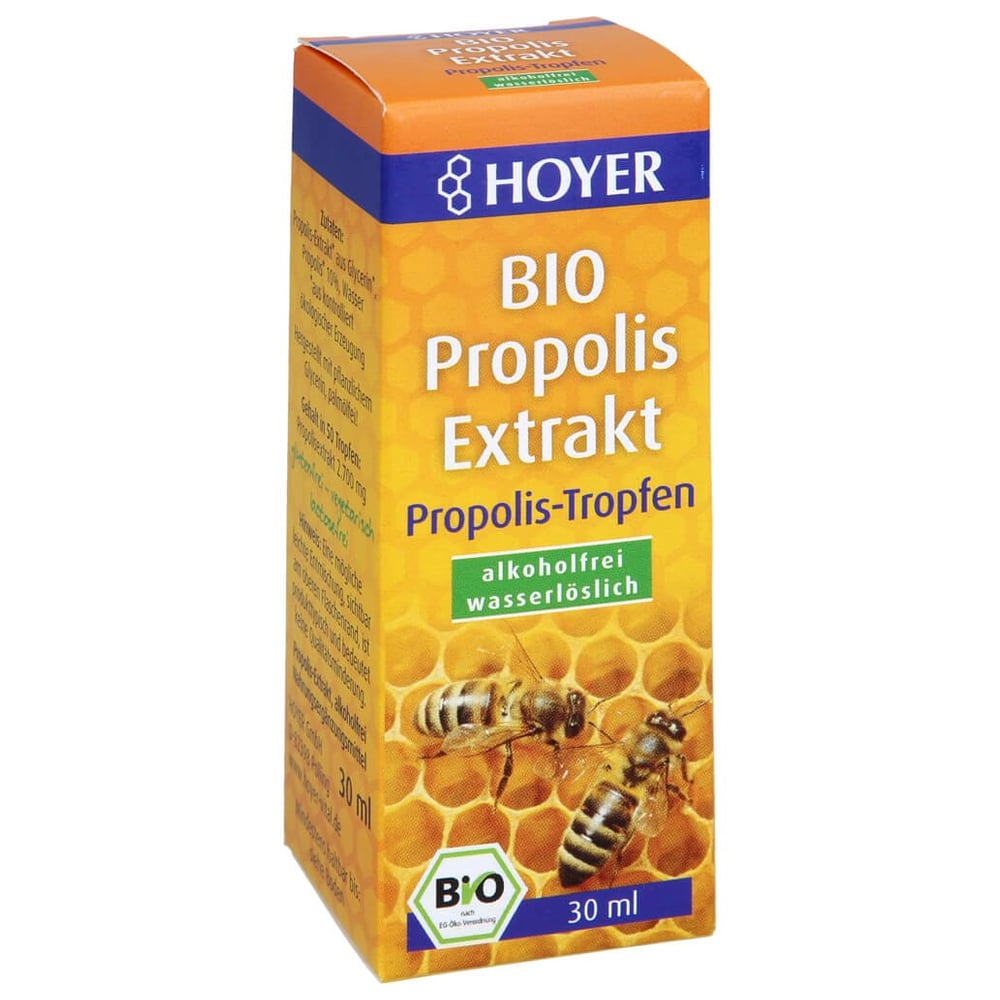 Hoyer Propolis Extrakt Bio alkoholfrei wasserl sl.