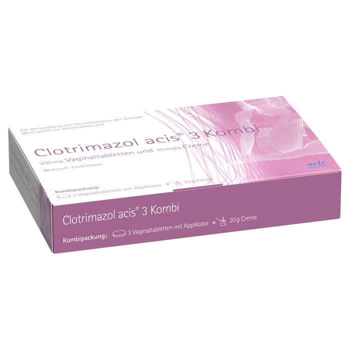Clotrimazol acis 3 Kombi