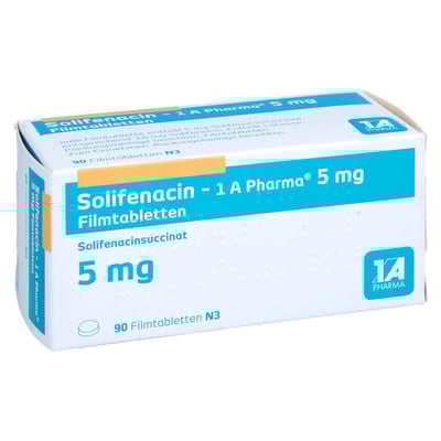 Solifenacin - 1 A Pharma 5 mg Filmtabletten