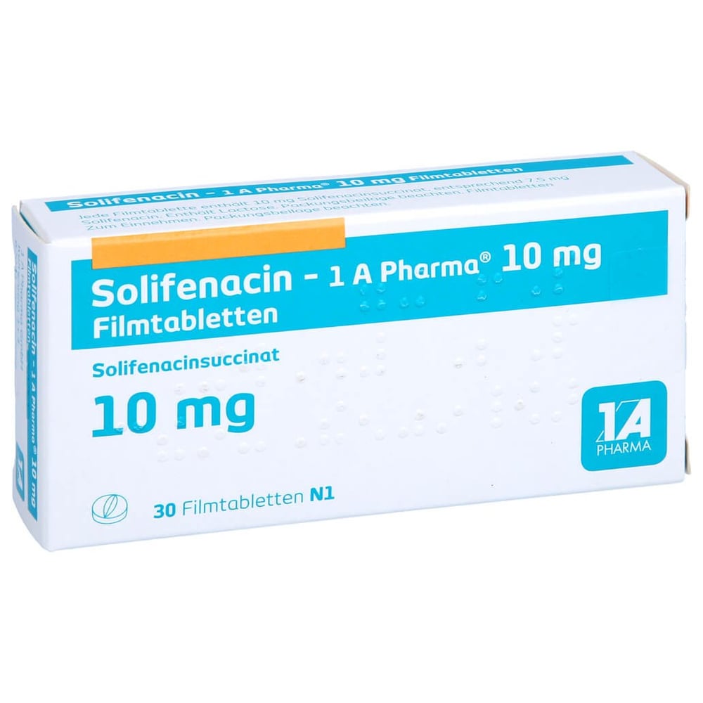 Solifenacin - 1 A Pharma 10 mg Filmtabletten