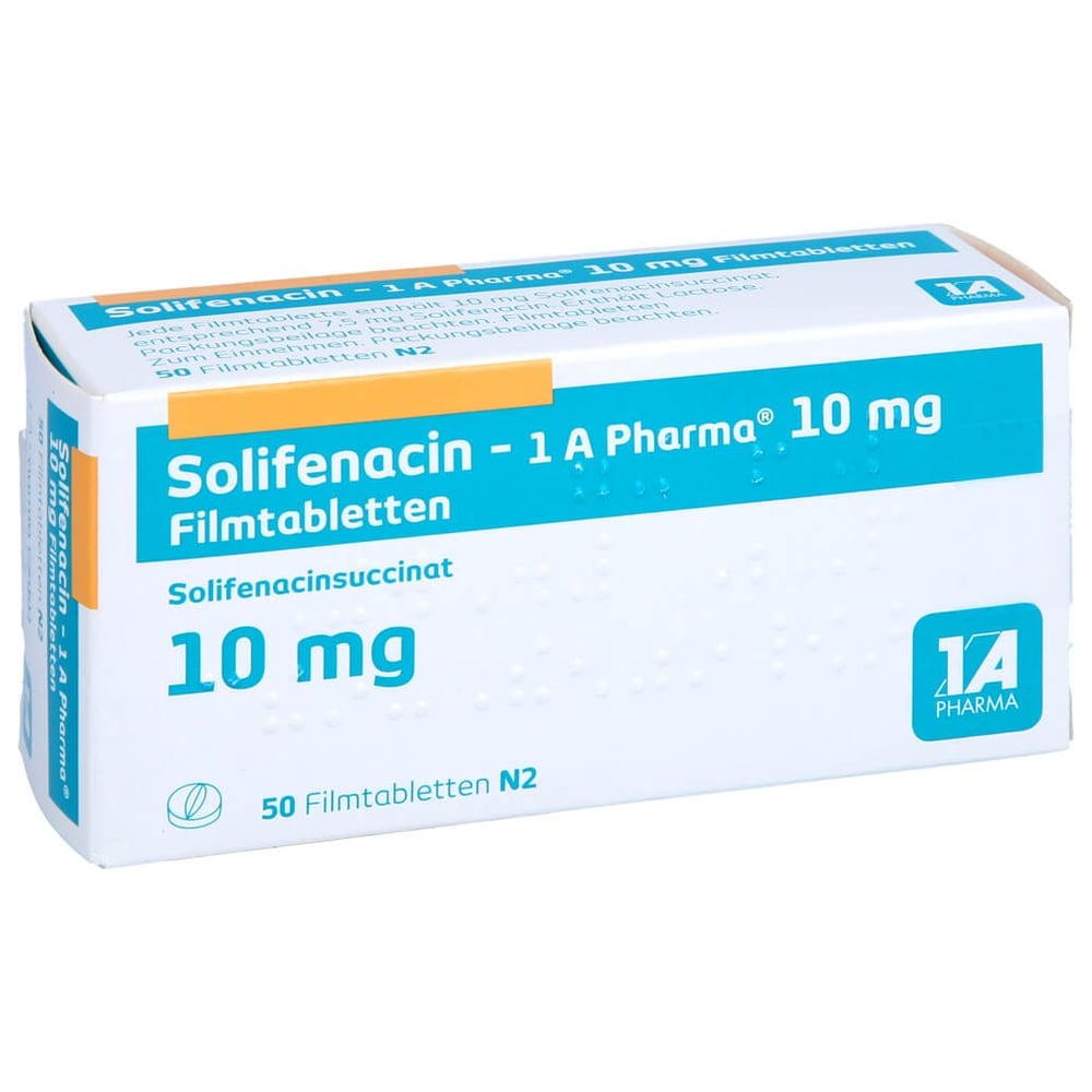 Solifenacin - 1 A Pharma 10 mg Filmtabletten