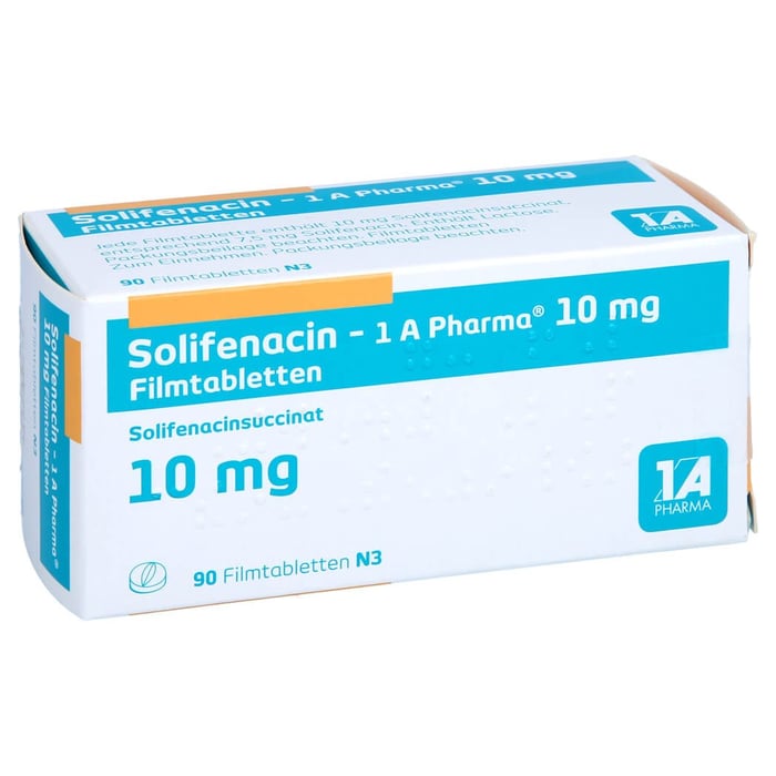 Solifenacin - 1 A Pharma 10 mg Filmtabletten