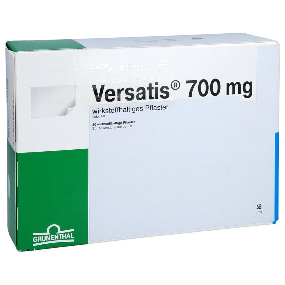 Versatis 700 mg wirkstoffhaltiges Pflaster