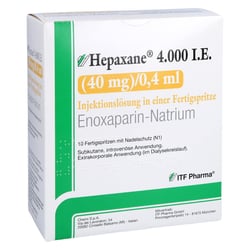 Hepaxane 4000 I.E. (40 mg)/0,4 ml Injektionslösung