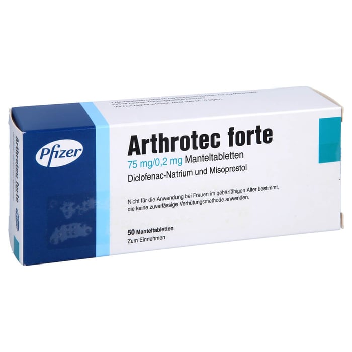 Arthrotec forte 75 mg/0.2 mg Manteltabletten