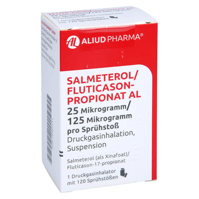 Salmeterol/Fluticasonpropionat AL 25 Mikrogramm/125 Mikrogramm pro Sprühstoß