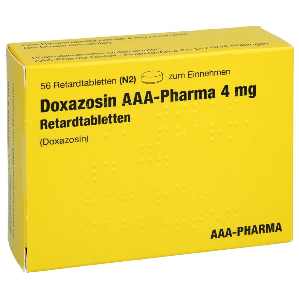Doxazosin AAA-Pharma 4 mg