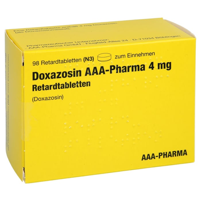 Doxazosin AAA-Pharma 4mg