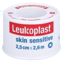 Leukoplast Skin Sensitive 2,5 cmx2,6 m m.Schutzr.