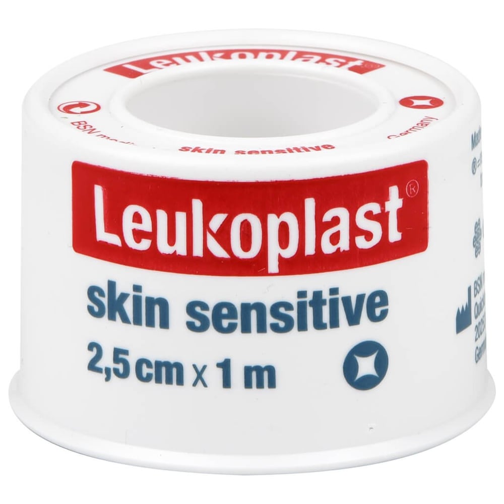 Leukoplast Skin Sensitive 2,5 cmx1 m m.Schutzring