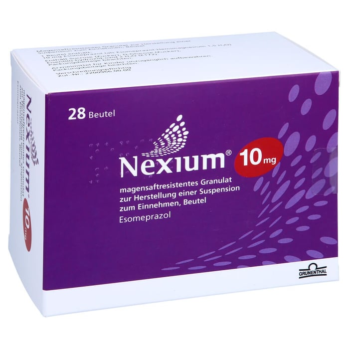 NEXIUM 10 mg magensaftr.Gra.z.Her.e.Sus.z.Ein.Btl.
