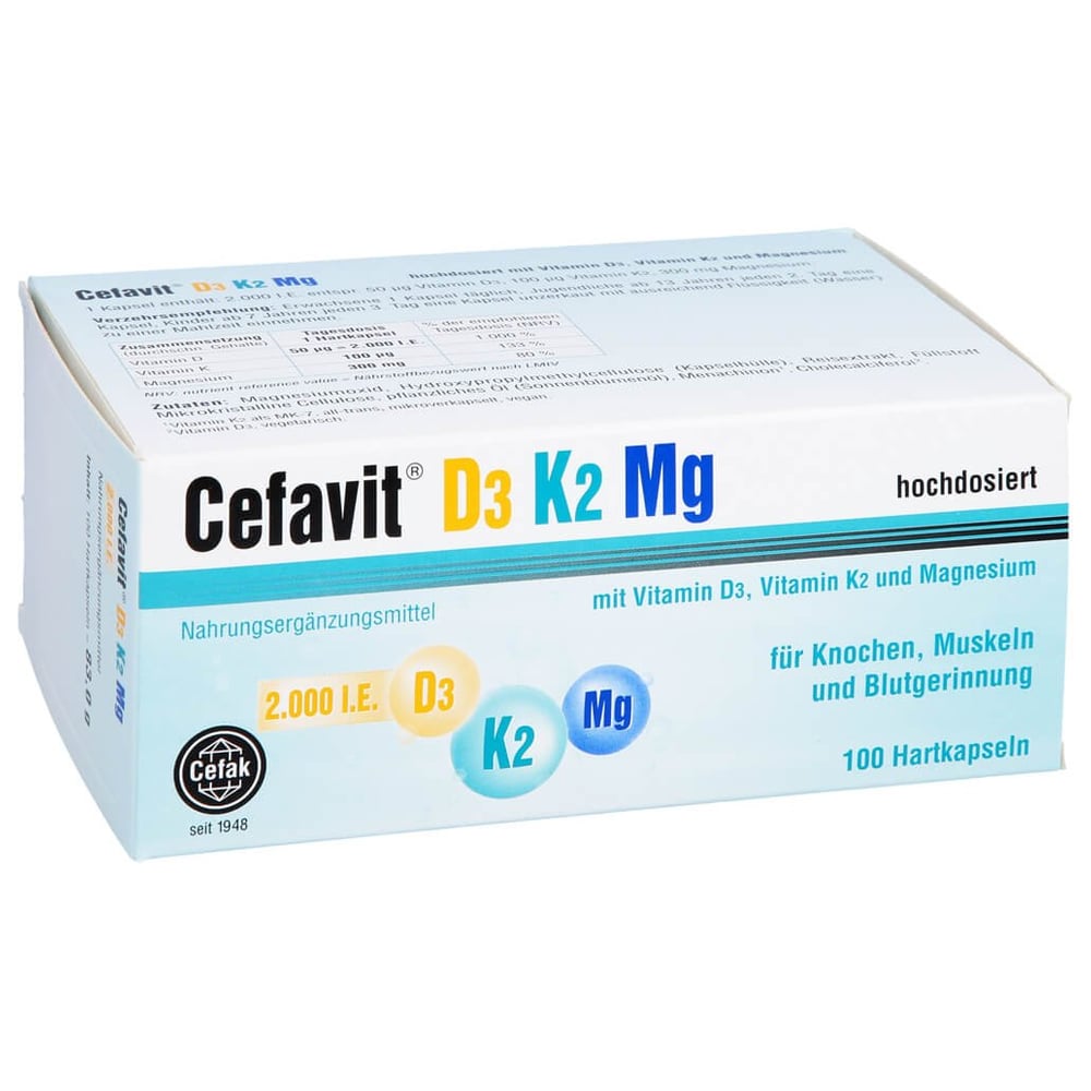 Cefavit D3 K2 Mg 2000 I.E.