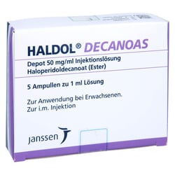Haldol decanoas Depot 50 mg/ml -Lösung Ampullen