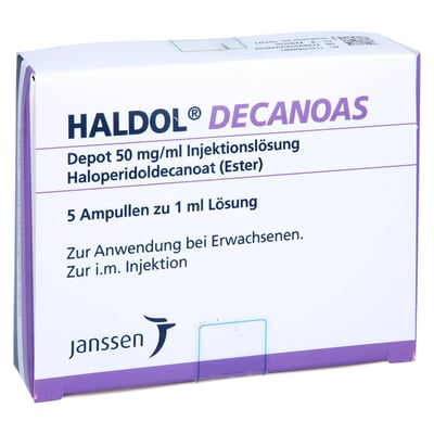 Haldol decanoas Depot 50 mg/ml -Lösung Ampullen Produktbild 1