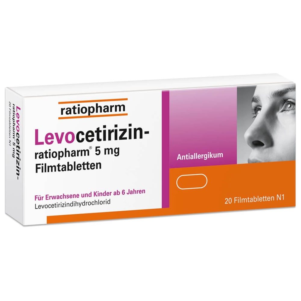 Levocetirizin-ratiopharm 5 mg