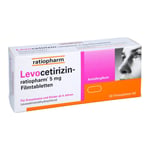 Levocetirizin-ratiopharm 5 mg Produktbild 1