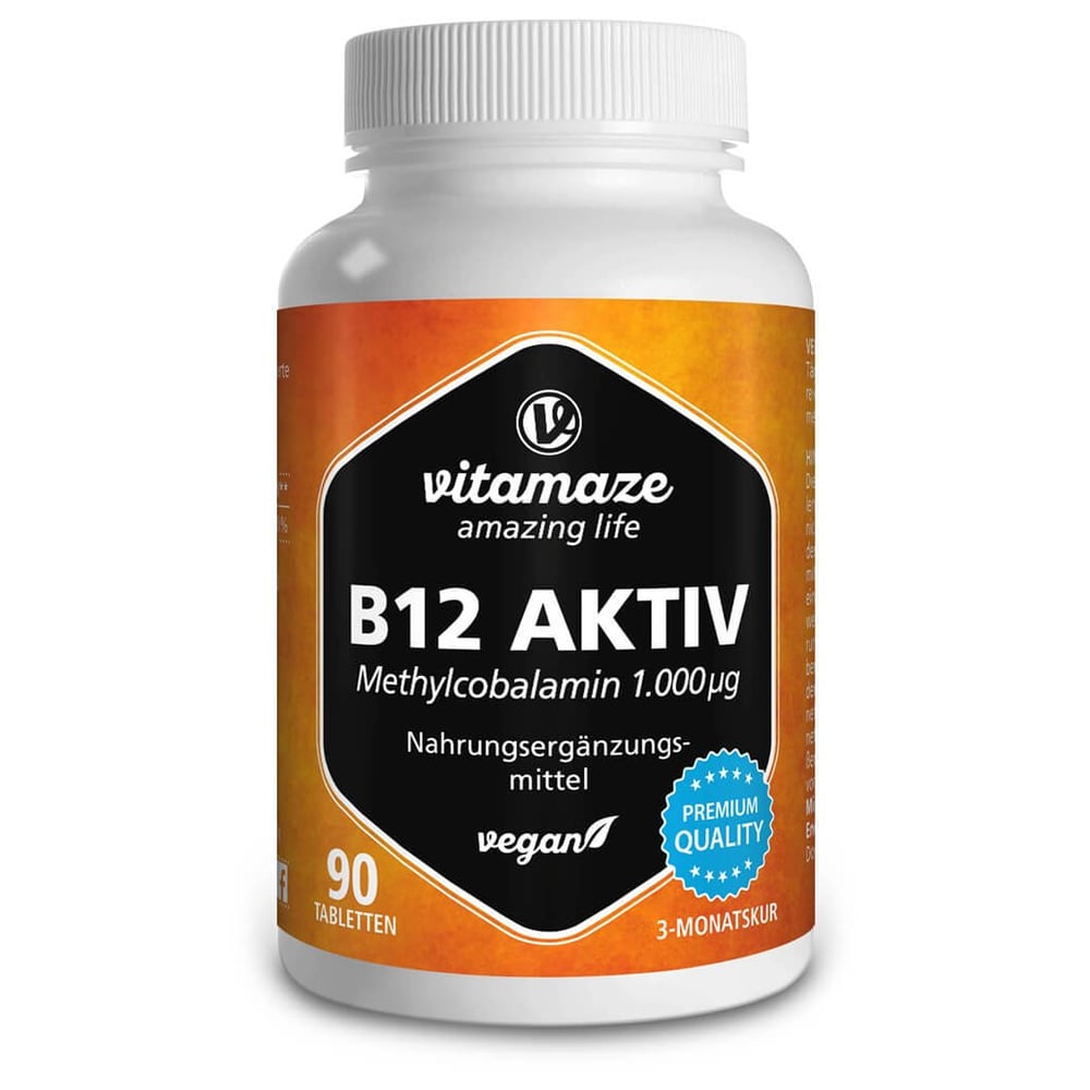 B12 AKTIV 1.000 µg vegan Tabletten