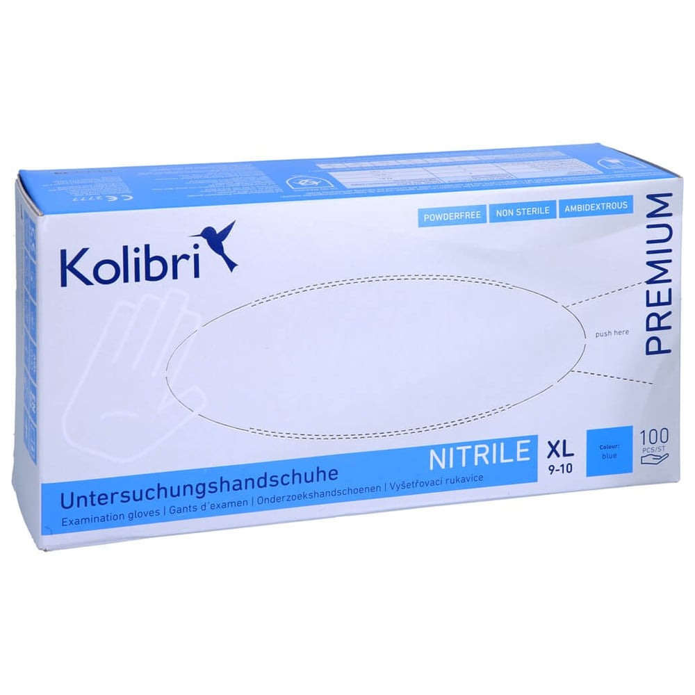 Kolibri Premium UH blau puderfrei Nitril XL