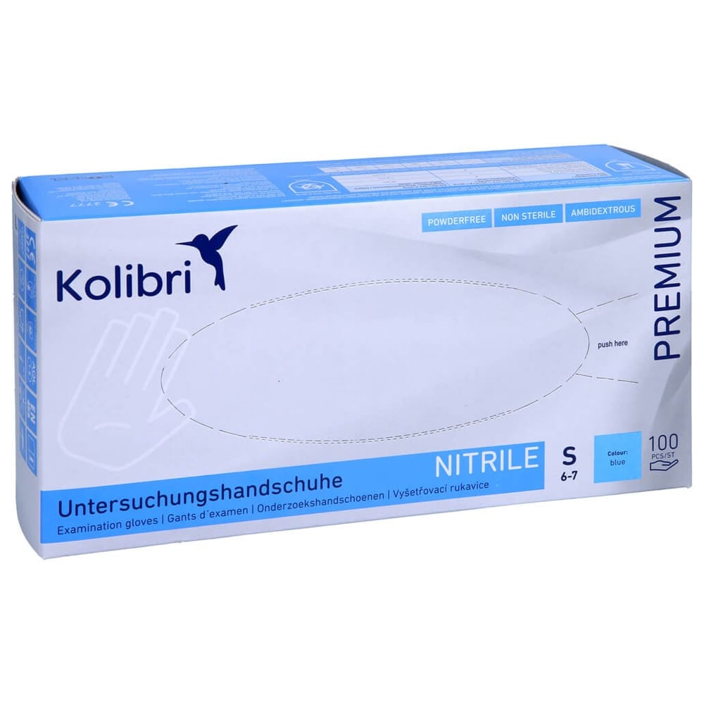 Kolibri Premium UH blau puderfrei Nitril S