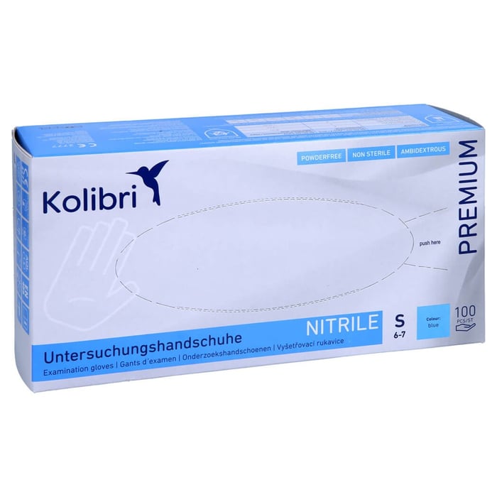 Kolibri Premium UH blau puderfrei Nitril S