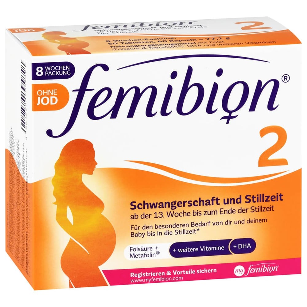 Femibion 2 Schwangerschaft + Stillzeit o. Jod KPG