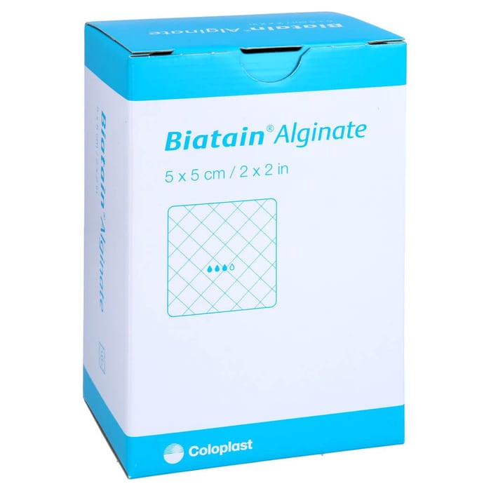 Biatain Alginate Kompressen 5x5 cm