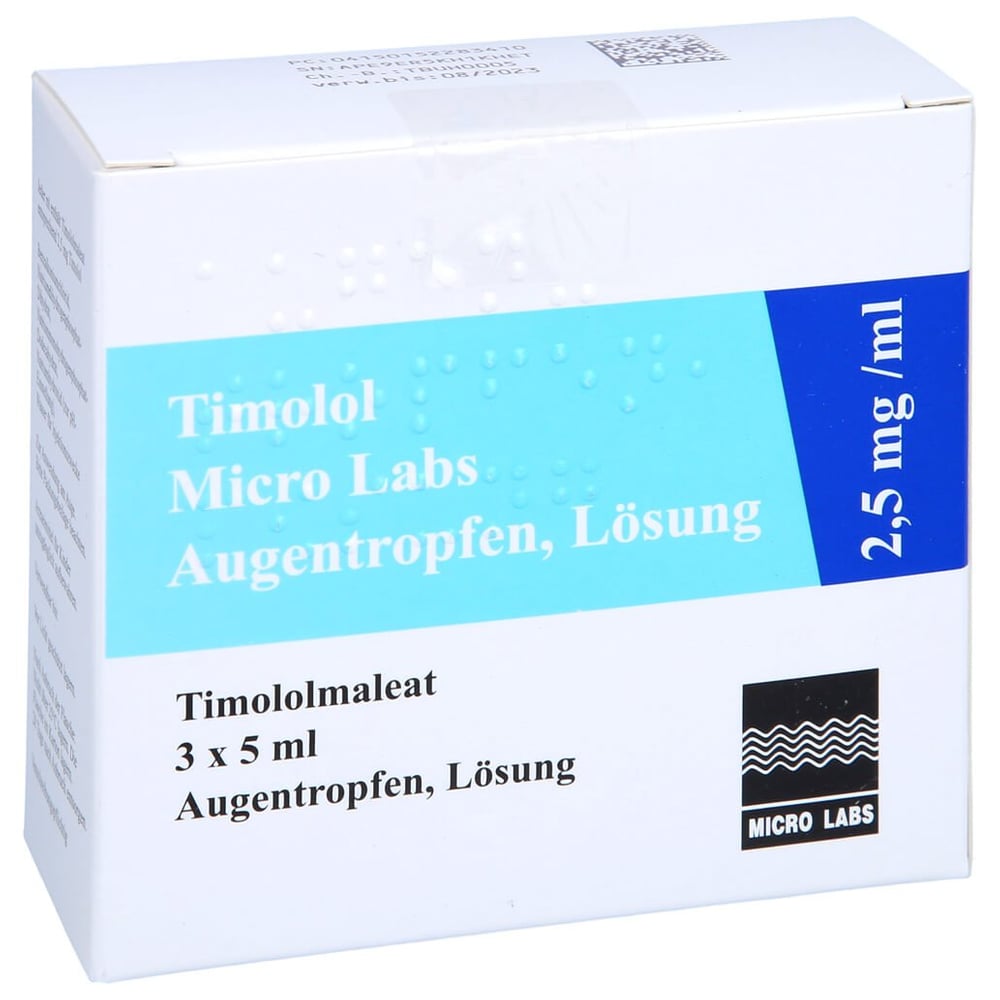 Timolol Micro Labs 2,5 mg/ml