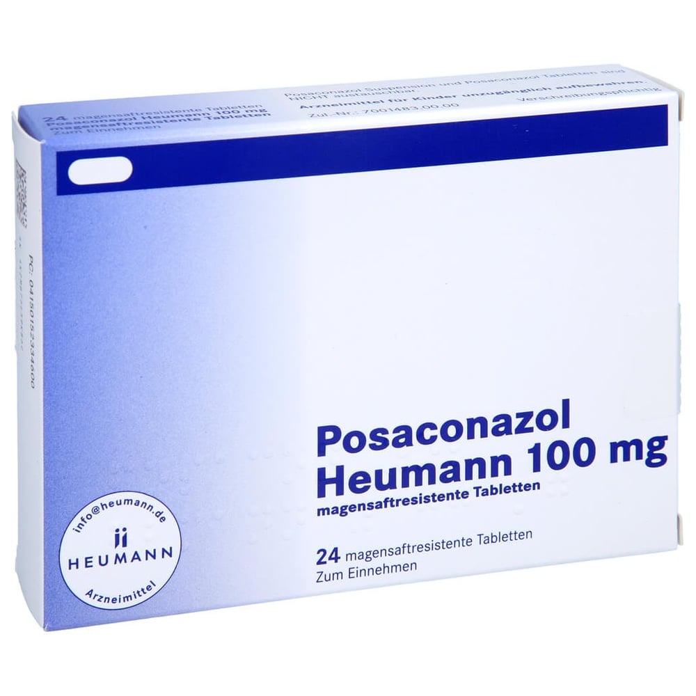 Posaconazol Heumann 100 mg magensaftresist. Tabl.