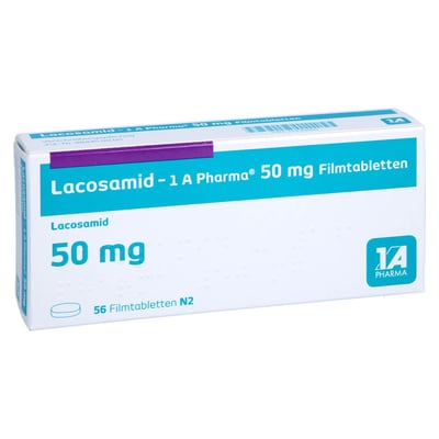 Lacosamid - 1 A Pharma 50 mg Filmtabletten