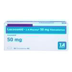 Lacosamid - 1 A Pharma 50 mg Filmtabletten