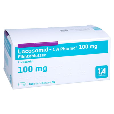Lacosamid - 1 A Pharma 100 mg Filmtabletten Produktbild 1
