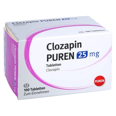 Clozapin PUREN 25 mg