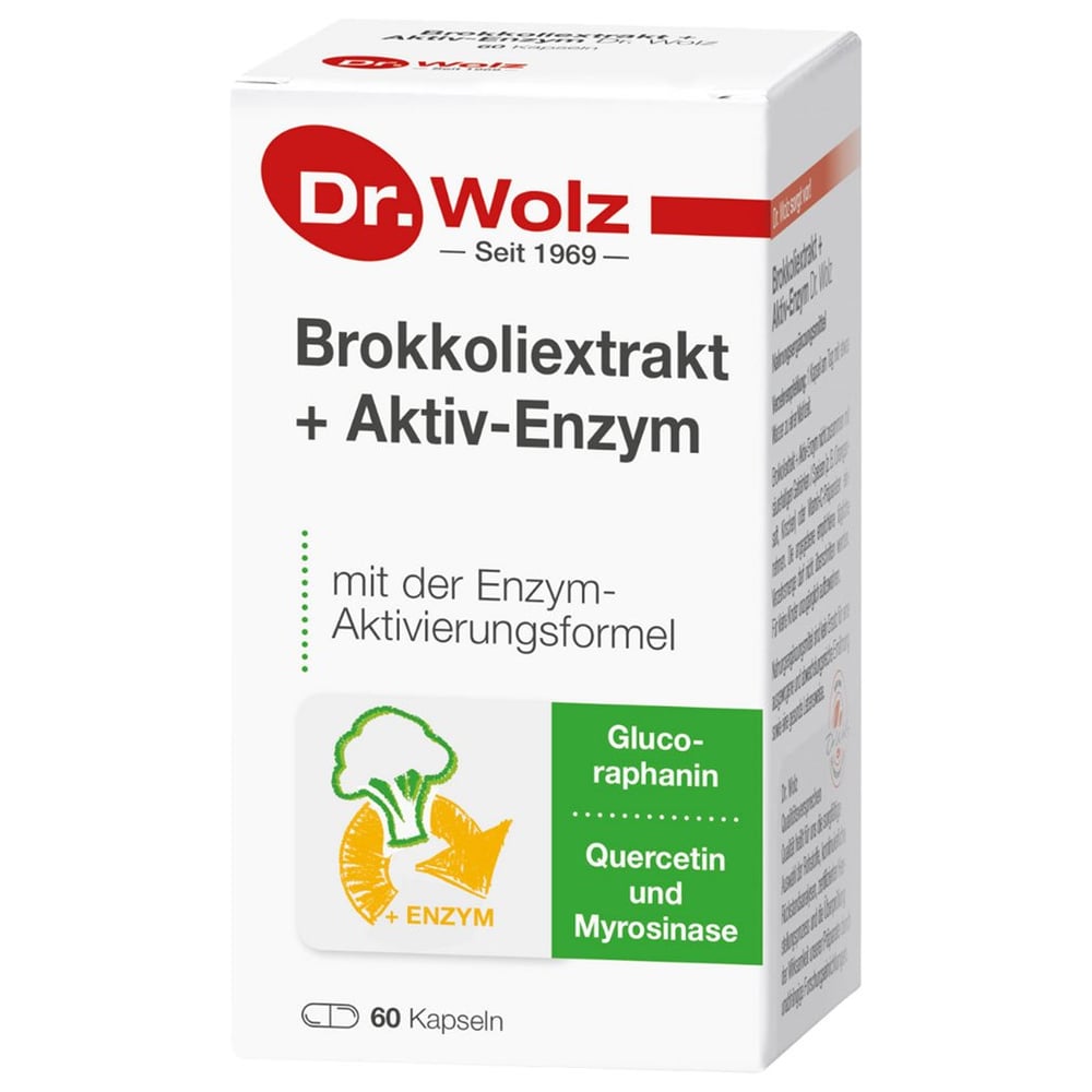 Brokkoliextrakt + Aktiv-Enzym Dr. Wolz