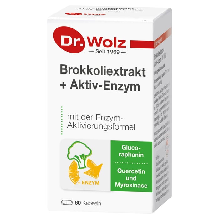 Brokkoliextrakt + Aktiv-Enzym Dr. Wolz