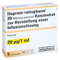 Iloprost-ratiopharm 20 ug/ml K. H. In 20ug