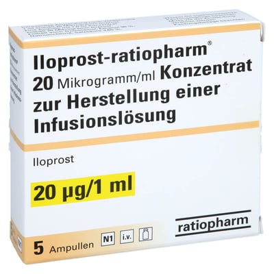 Iloprost-ratiopharm 20 ug/ml K. H. In 20ug