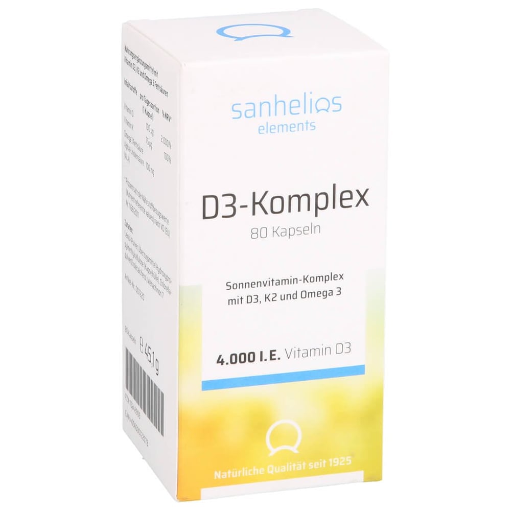 Sanhelios Vitamin D3 Sonnenvitamin-Komplex mit K2