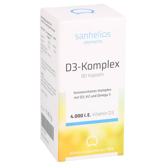 Sanhelios Vitamin D3 Sonnenvitamin-Komplex mit K2