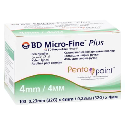 BD Micro-fine+ Pen-Nadeln 0,23x4 mm 32 G