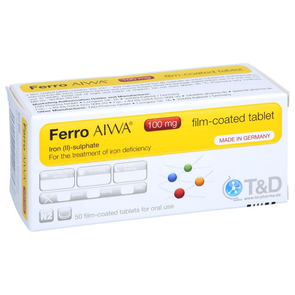 Ferro AIWA 100 mg