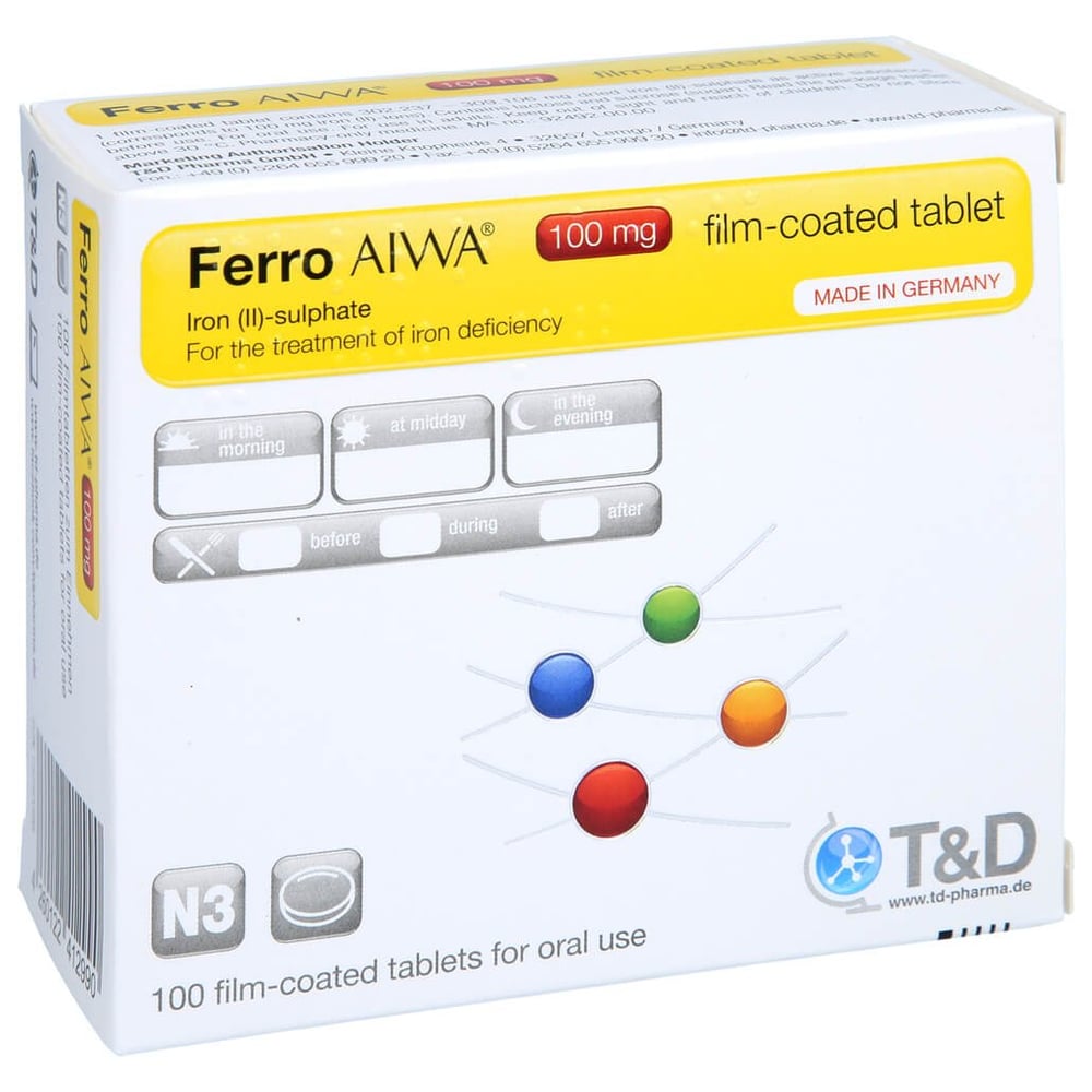 Ferro AIWA 100 mg