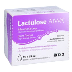Lactulose AIWA Pflaumenaroma 10 g/15 ml