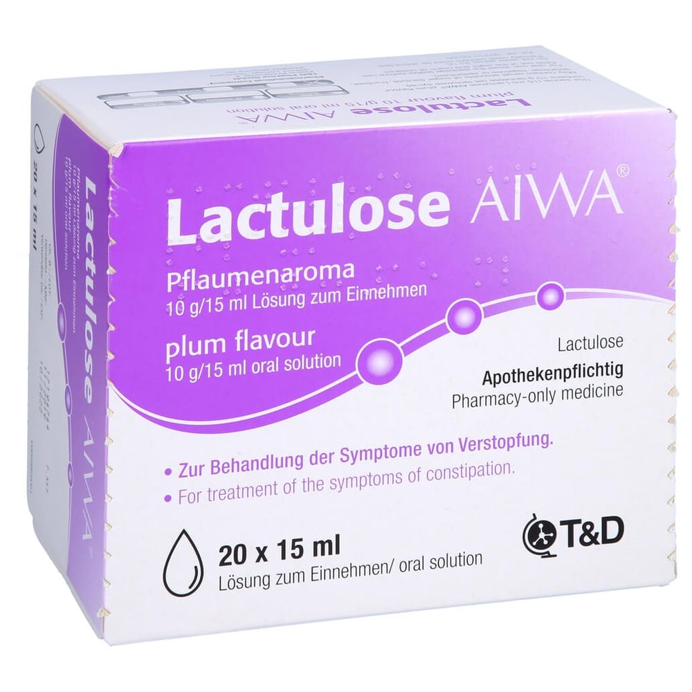 Lactulose AIWA Pflaumenaroma 10g/15ml