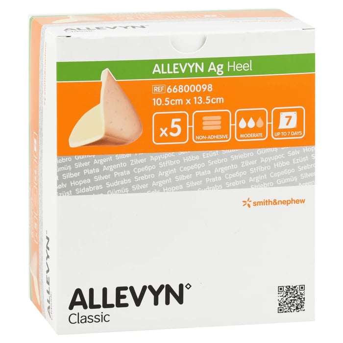 Allevyn Ag Heel Schaumstoff Fersenverband