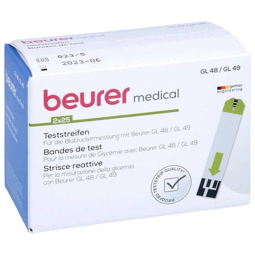 Beurer Gl48/gl49 Teststreifen