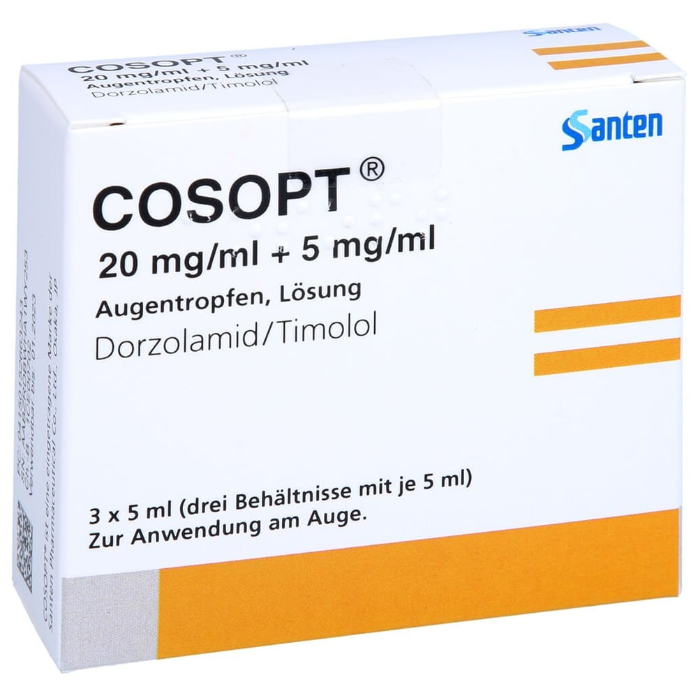 Cosopt 20mg/ml+5mg/ml