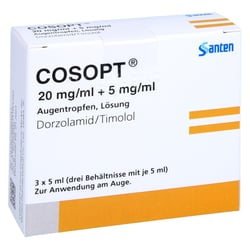 Cosopt 20mg/ml+5mg/ml