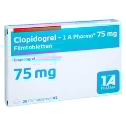 Clopidogrel - 1 A Pharma 75 mg Filmtabletten