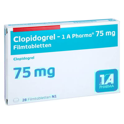 Clopidogrel - 1 A Pharma 75 mg Filmtabletten
