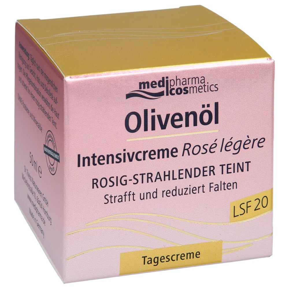 Olivenöl Intensivcreme Rose legere LSF 20